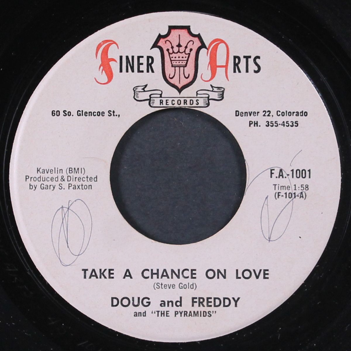 take a chance on love / i know you're lyin' by DOUG AND FREDDY & PYRAMIDS