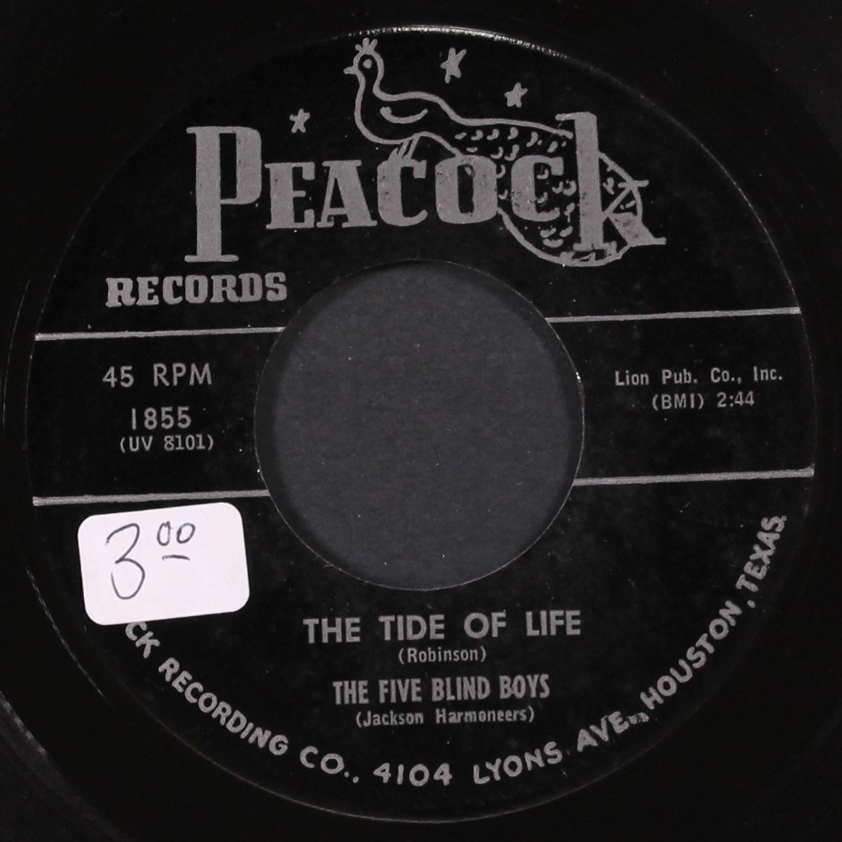 the tide of life / i got it within me by FIVE BLIND BOYS