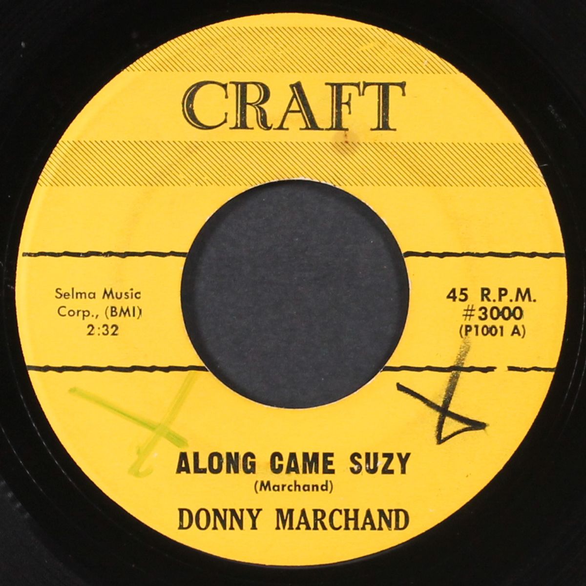 along came suzy / round in circles by DONNY MARCHAND