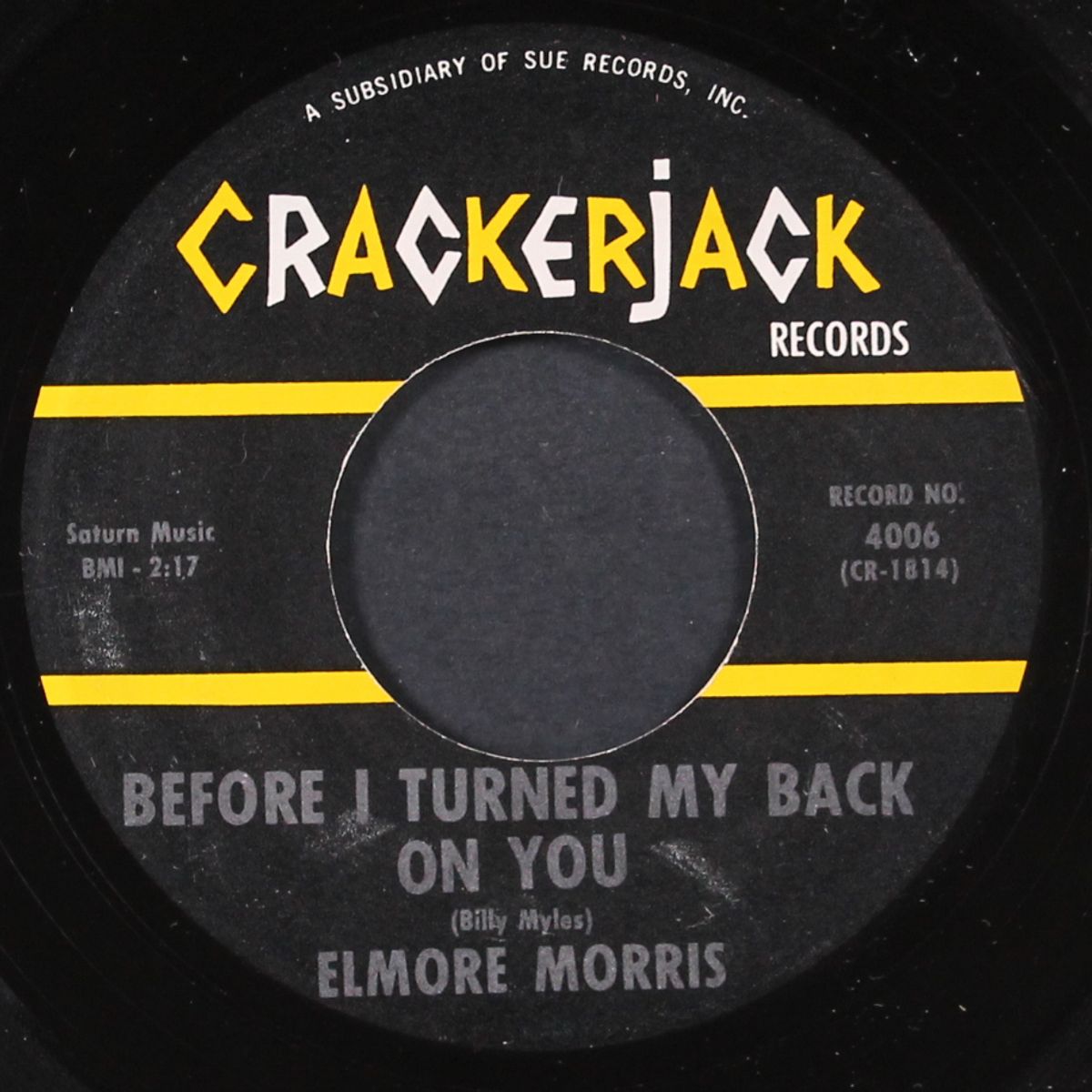 it seemed like heaven to me / before i turned my back on you by ELMORE MORRIS