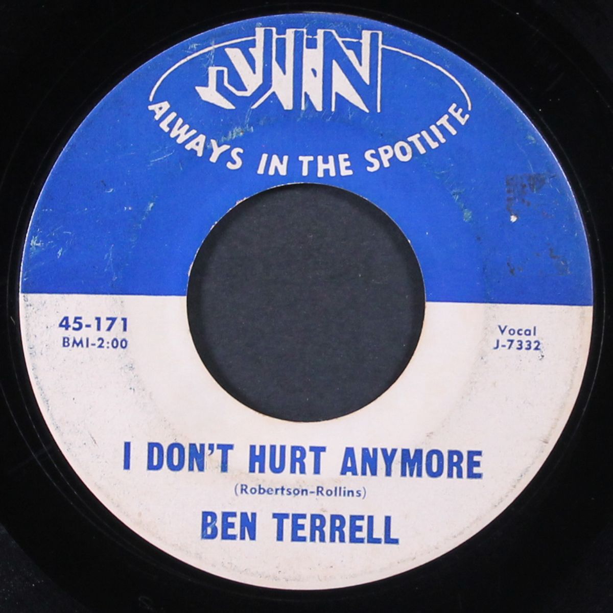 her love belongs to me / i don't hurt anymore by BEN TERRELL