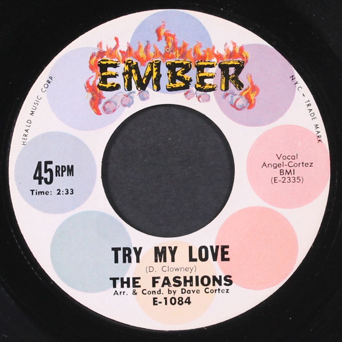 i just got a letter / try my love by FASHIONS