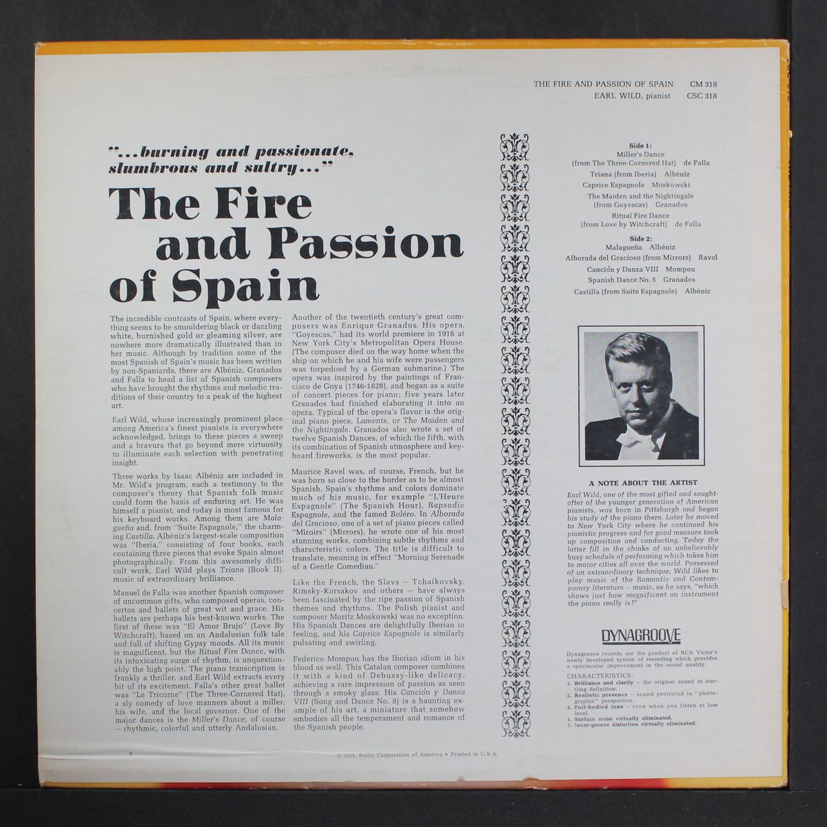 fire and passion of spain by EARL WILD