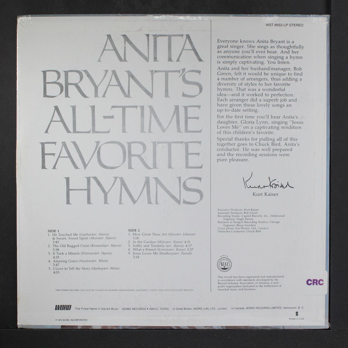 all time favorite hymns by ANITA BRYANT