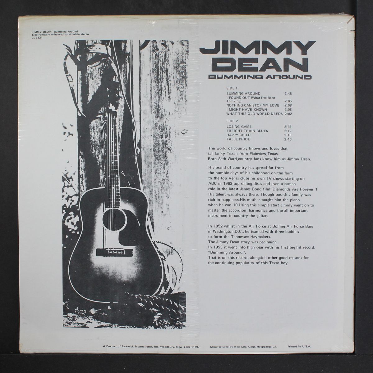 bumming around by JIMMY DEAN