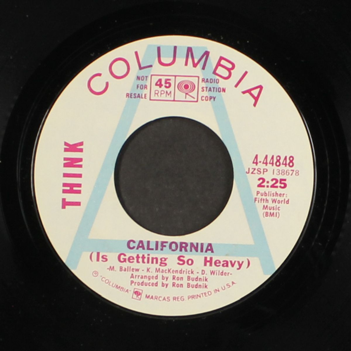california (is getting so heavy) / it's a good thing by THINK
