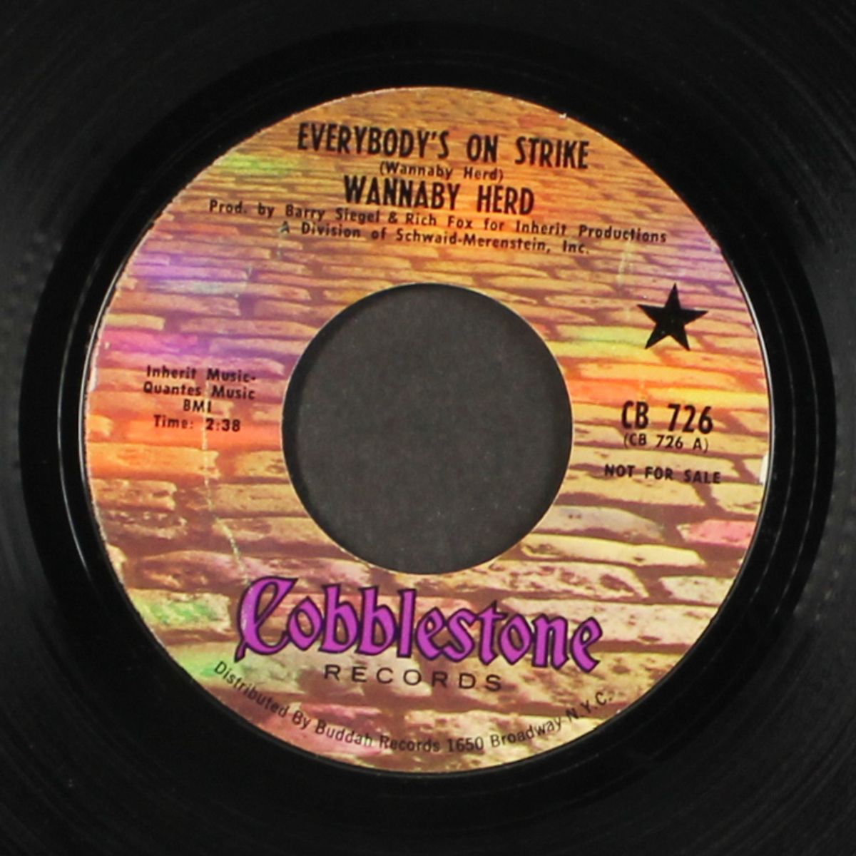jungle war blues / everybodys on strike by WANNABY HERD