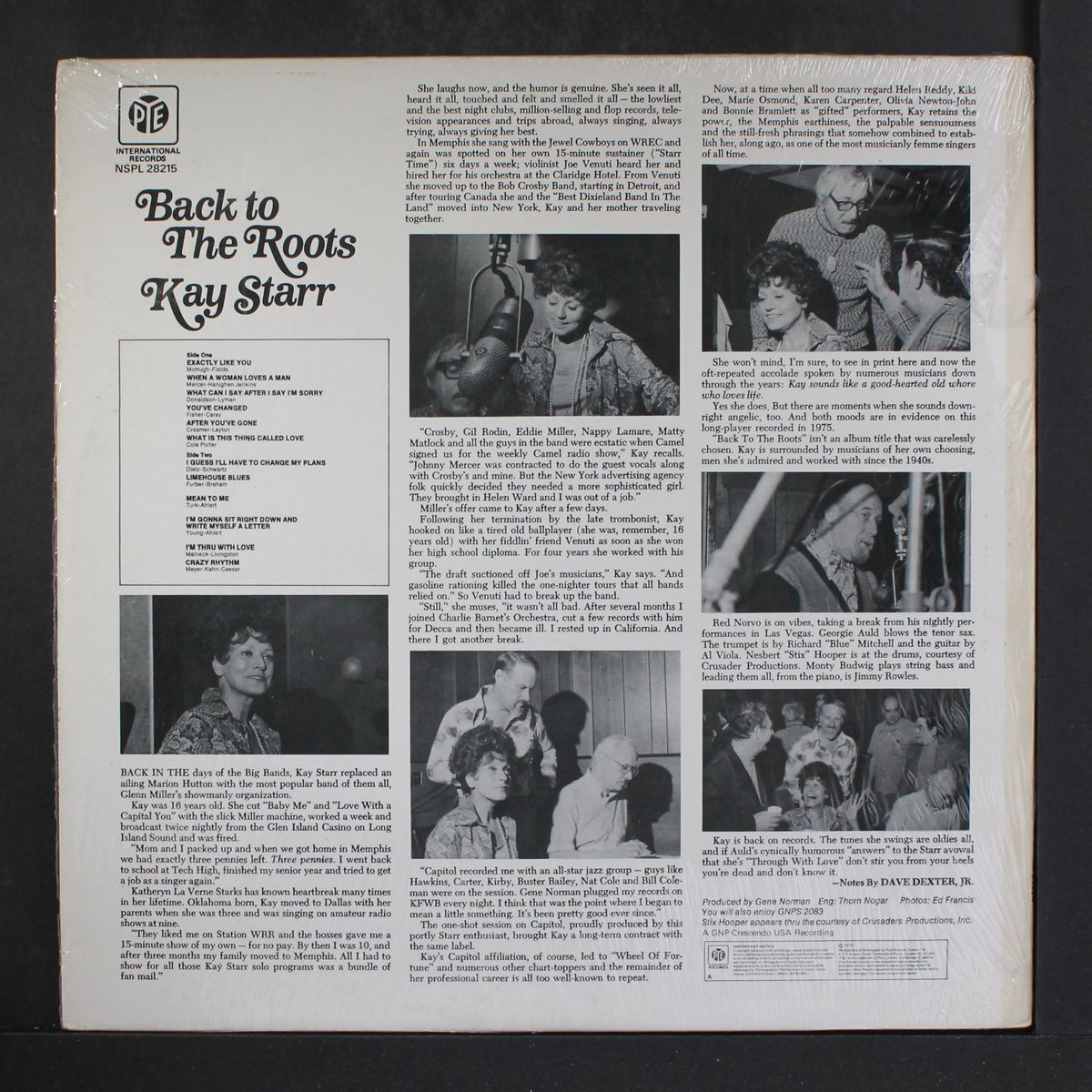 back to the roots by KAY STARR
