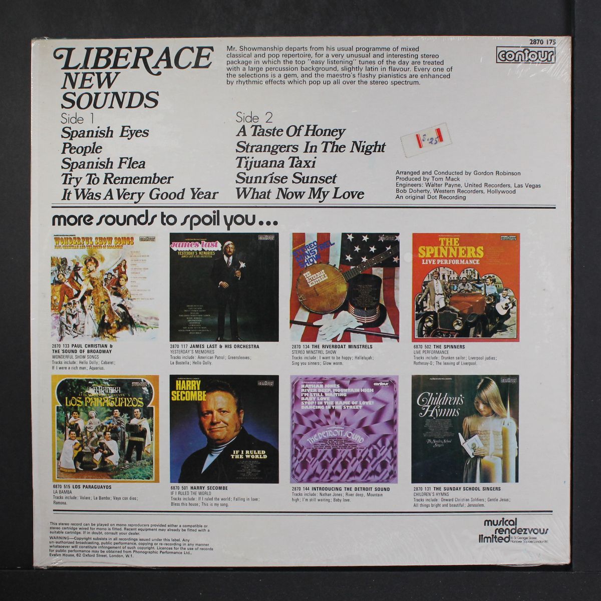 new sounds by LIBERACE