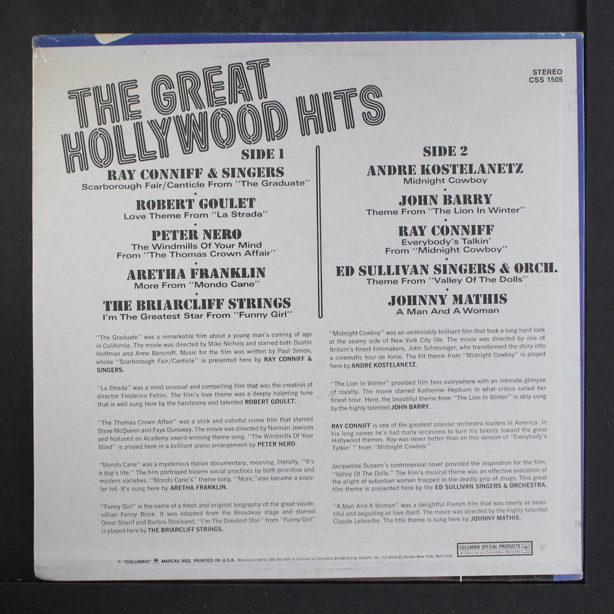 the great hollywood hits by VARIOUS