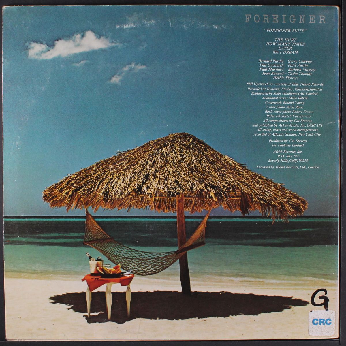foreigner by CAT STEVENS
