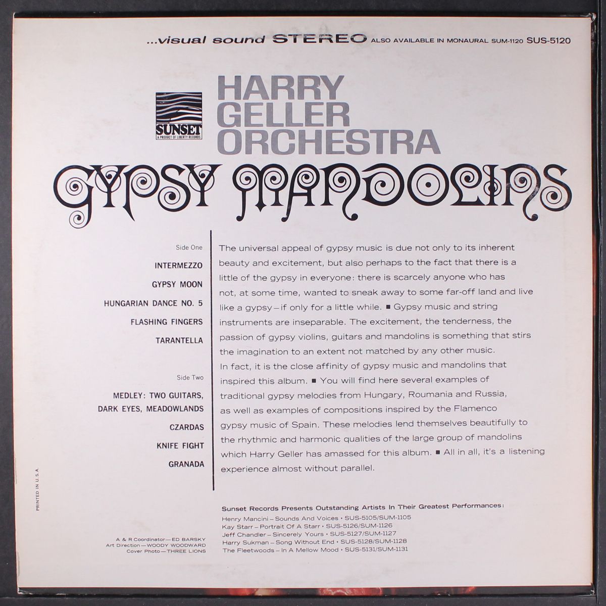 gypsy mandolins by HARRY GELLER