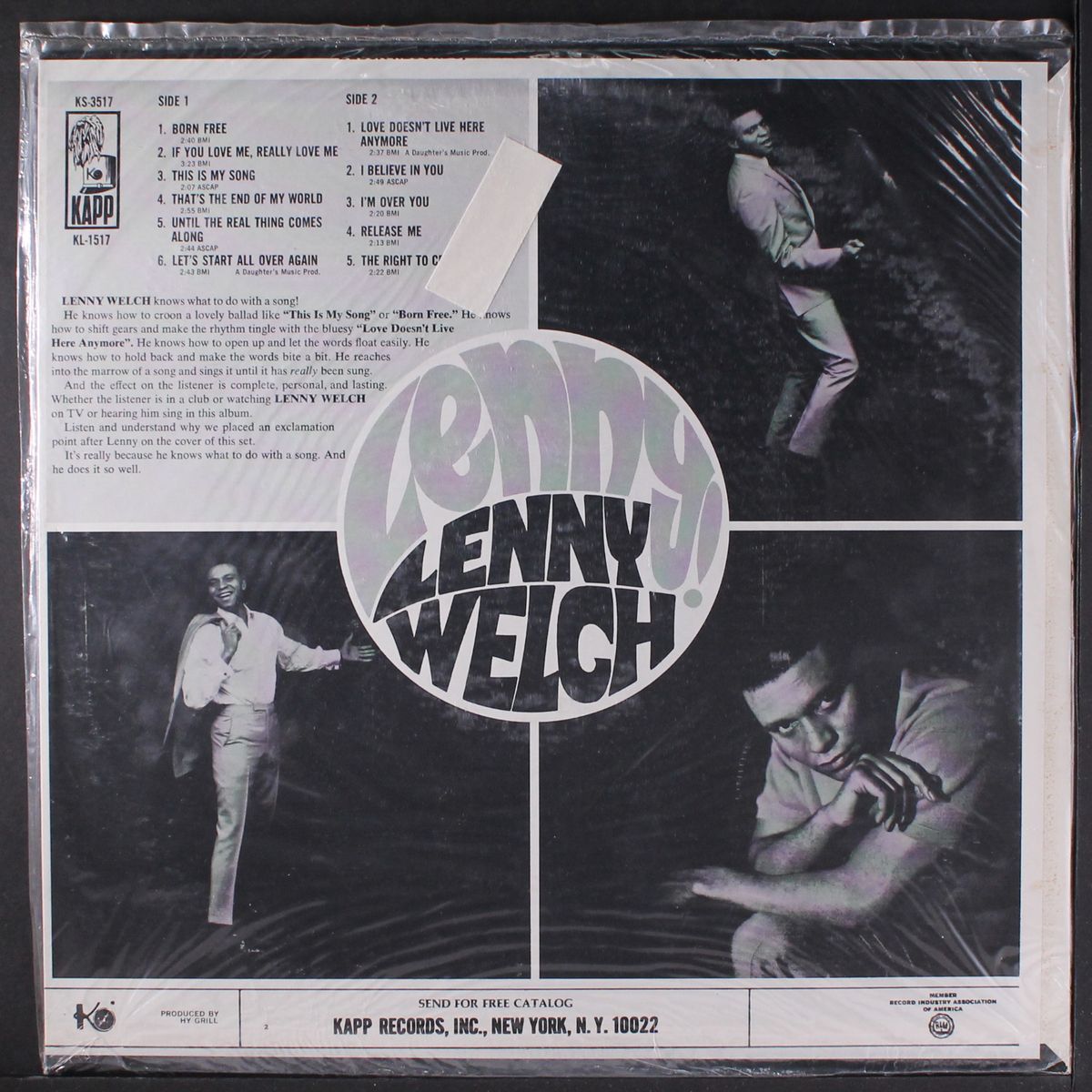 lenny by LENNY WELCH