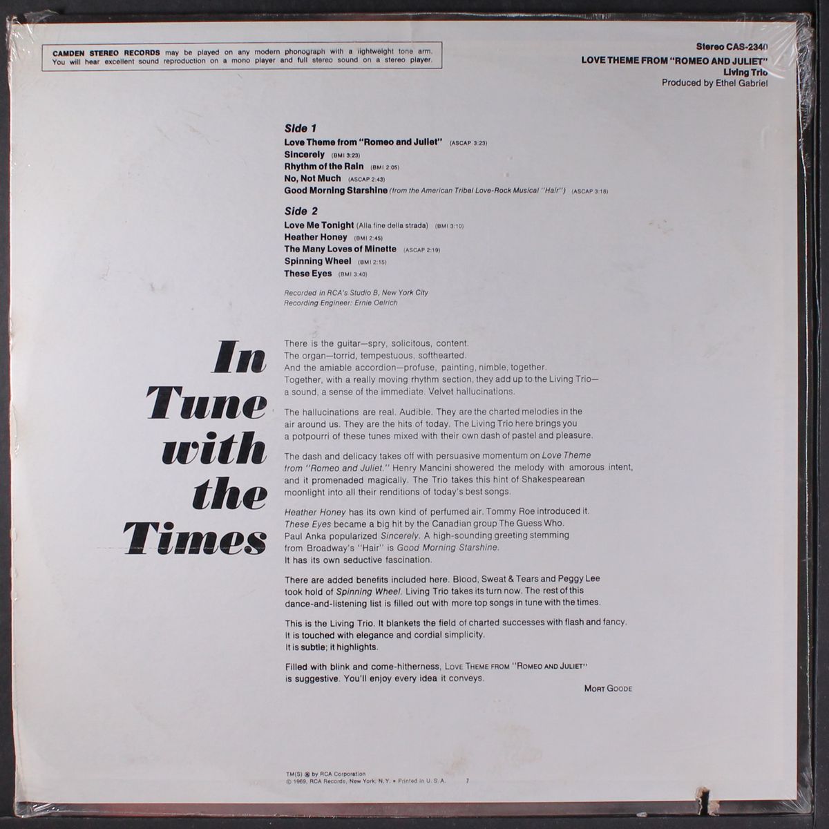 love theme from romeo and juliet by LIVING TRIO