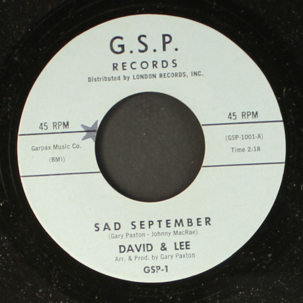 sad september / tryin' to be someone by DAVID & LEE