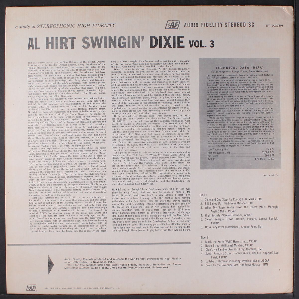 swingin' dixie, vol. 3 by AL HIRT