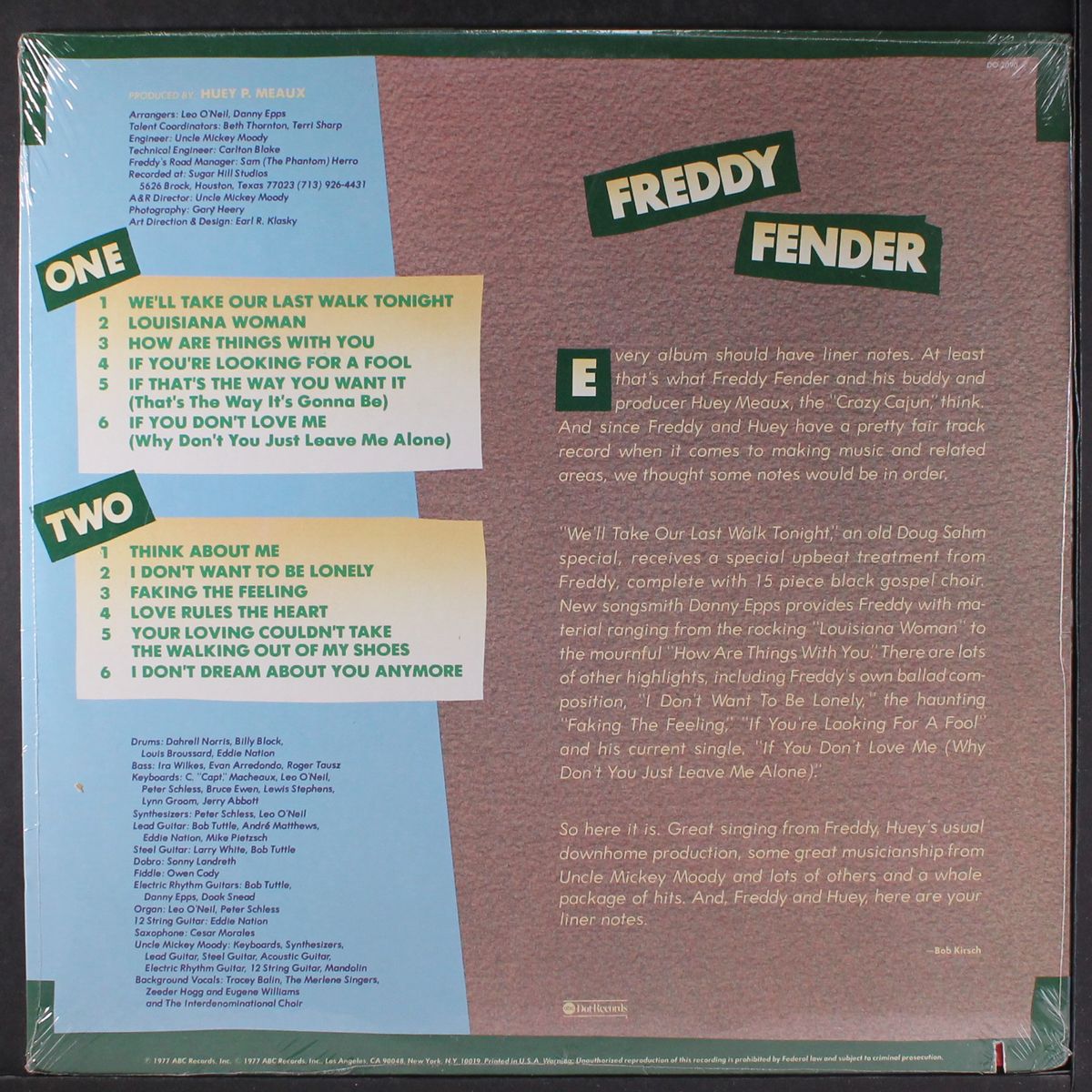 if you don't love me by FREDDY FENDER