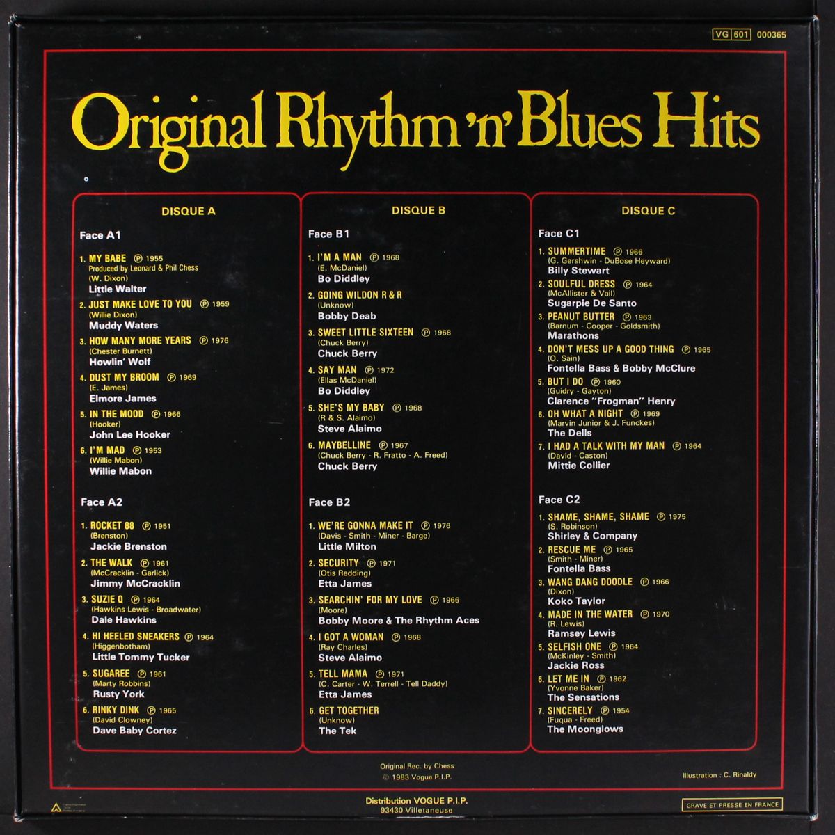 original rhythm 'n' blues hits by VARIOUS