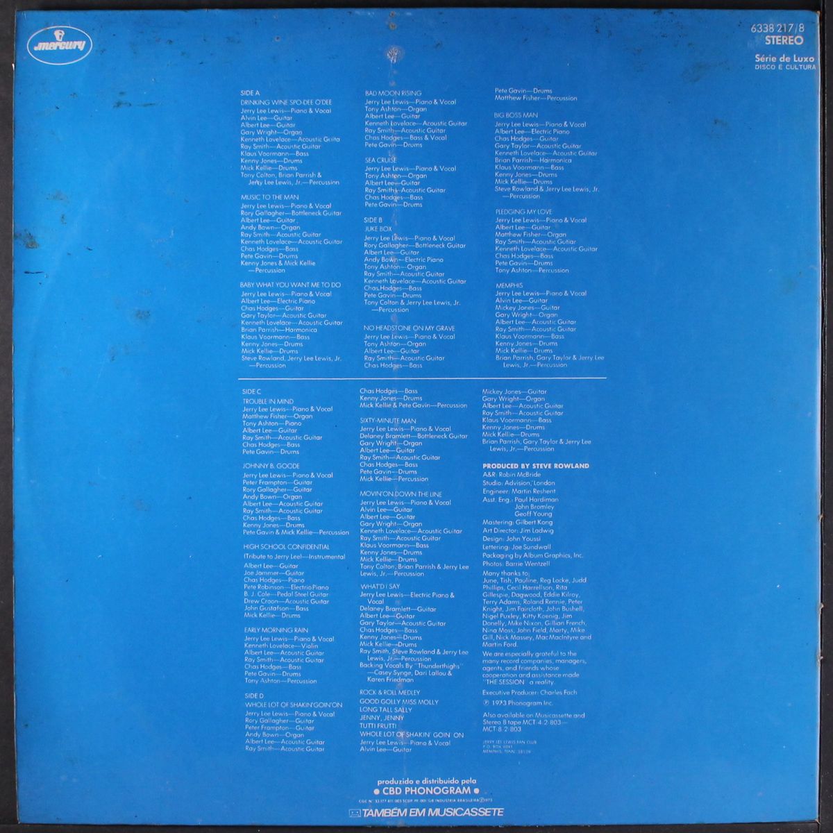 the session by JERRY LEE LEWIS