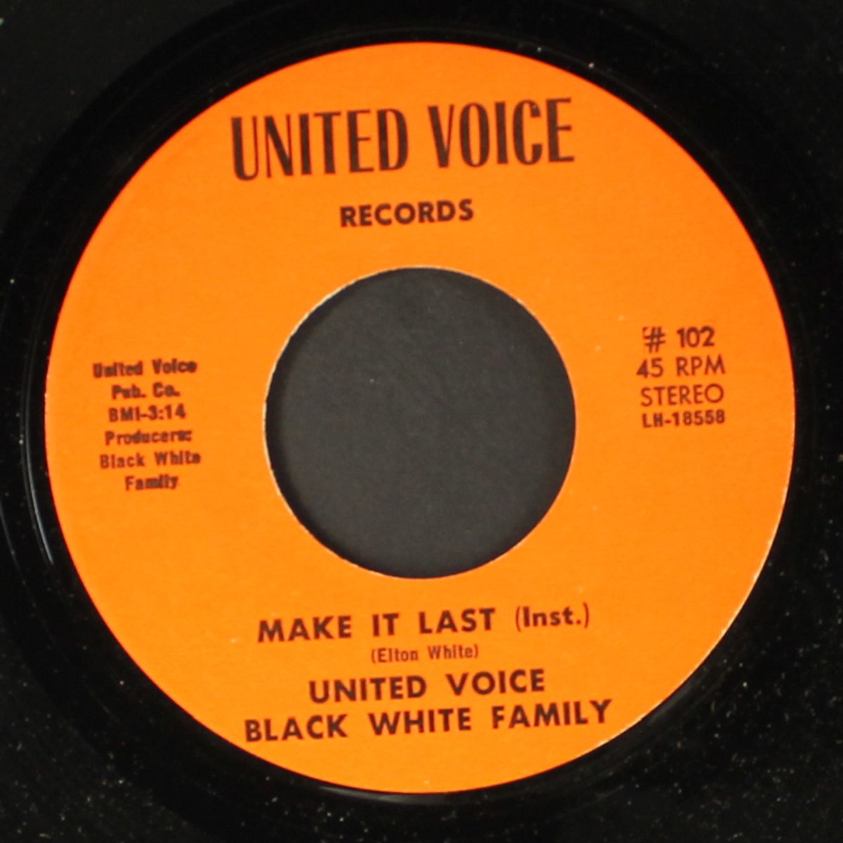 make it last by UNITED VOICE BLACK WHITE FAMILY