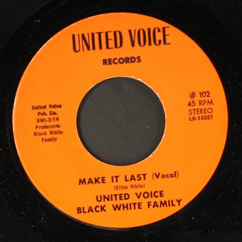 UNITED VOICE BLACK WHITE FAMILY