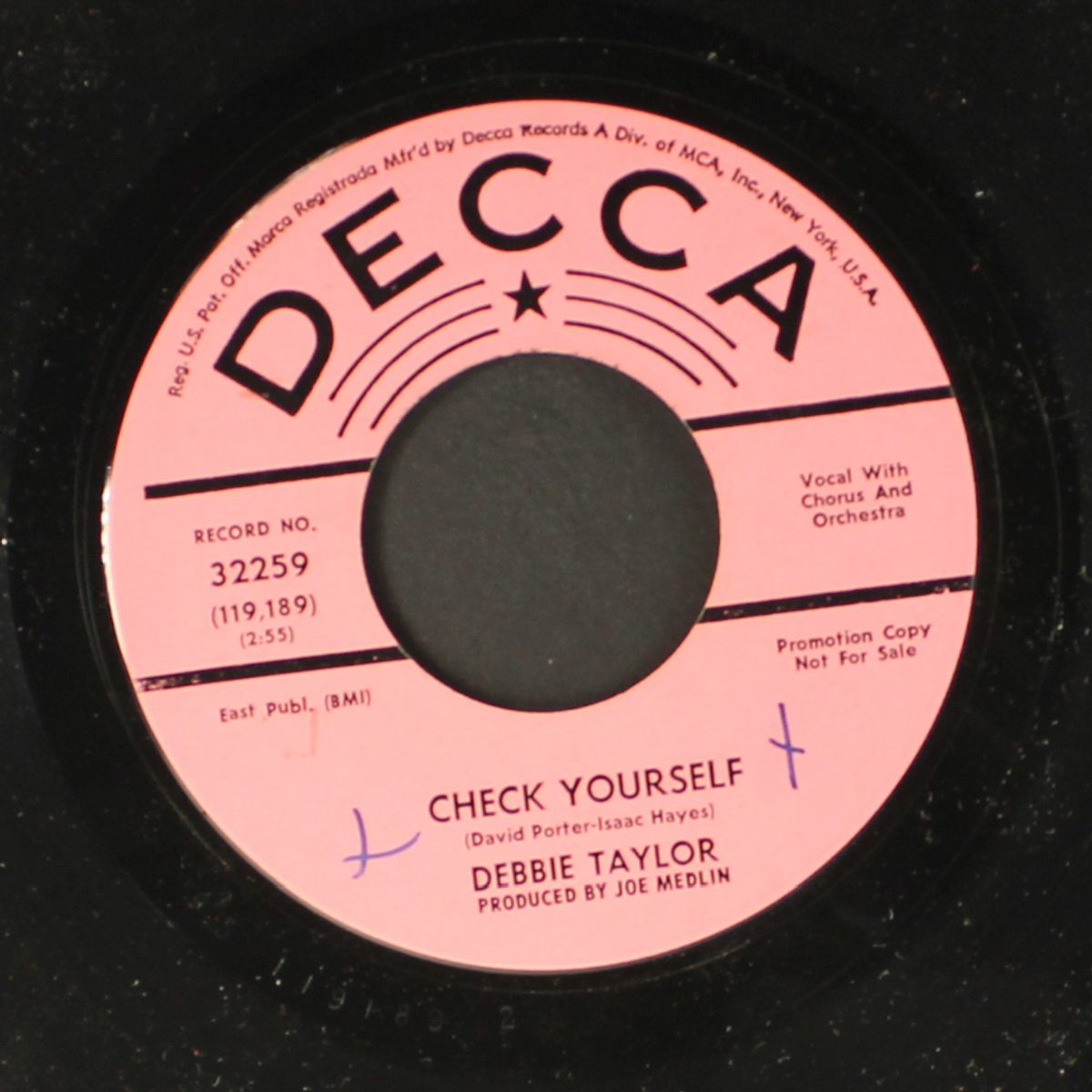 check yourself / wait until i'm gone by DEBBIE TAYLOR