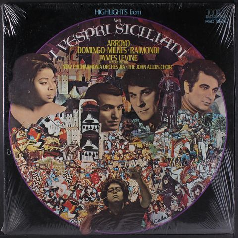 JAMES LEVINE, MARTINA ARROYO, PLACIDO DOMINGO ETC