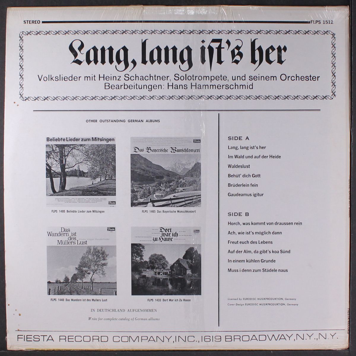 lang, lang ist's her by HEINZ SCHACHTNER