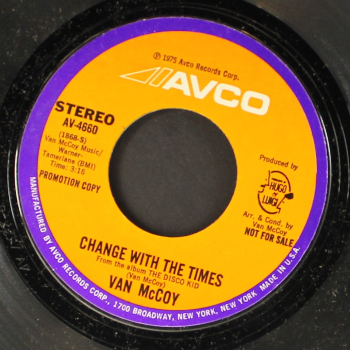 change with the times by VAN MCCOY