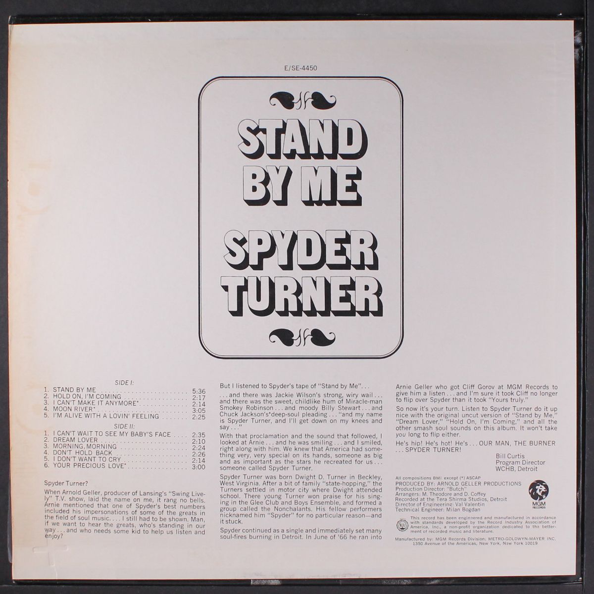 stand by me by SPYDER TURNER