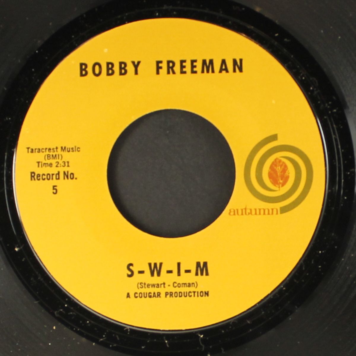 s-w-i-m / that little old heartbreaker me by BOBBY FREEMAN