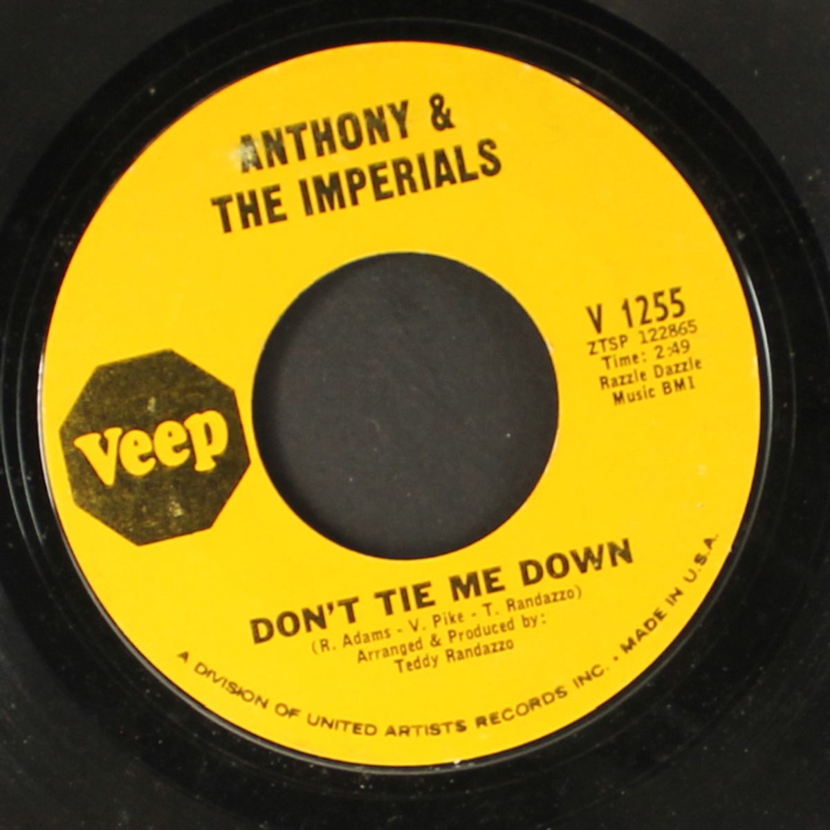 don't tie me down by ANTHONY & IMPERIALS