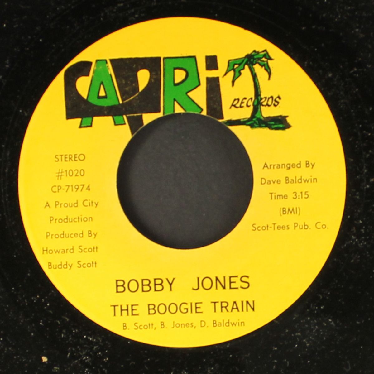 the boogie train / instrumental by BOBBY JONES