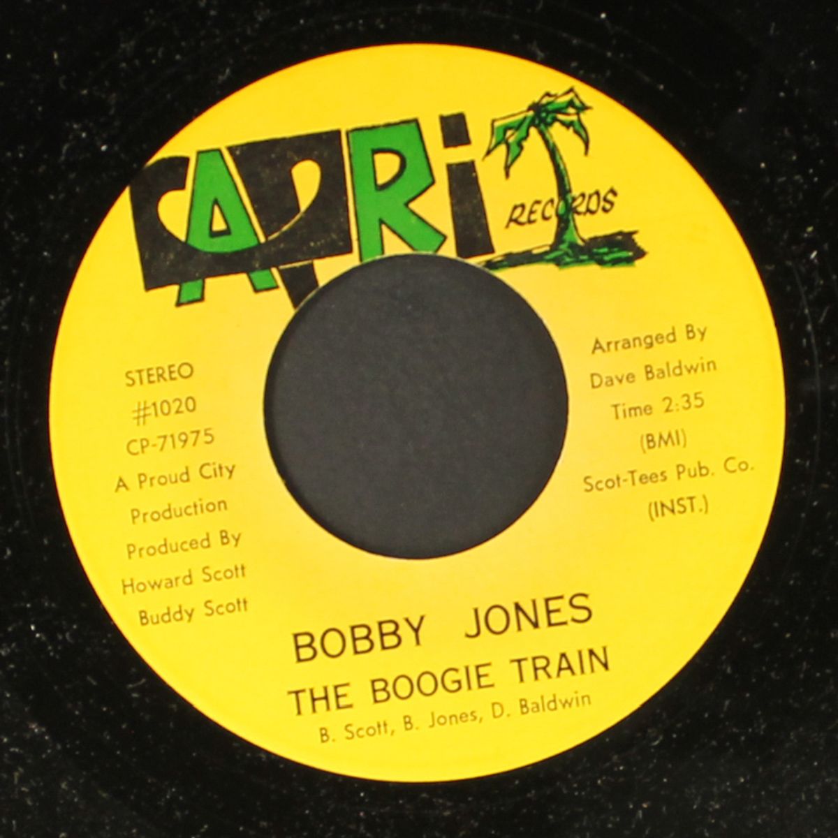 the boogie train / instrumental by BOBBY JONES