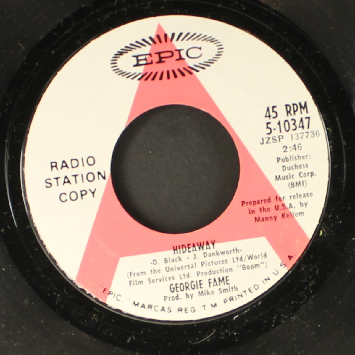 kentucky child / hideaway by GEORGIE FAME