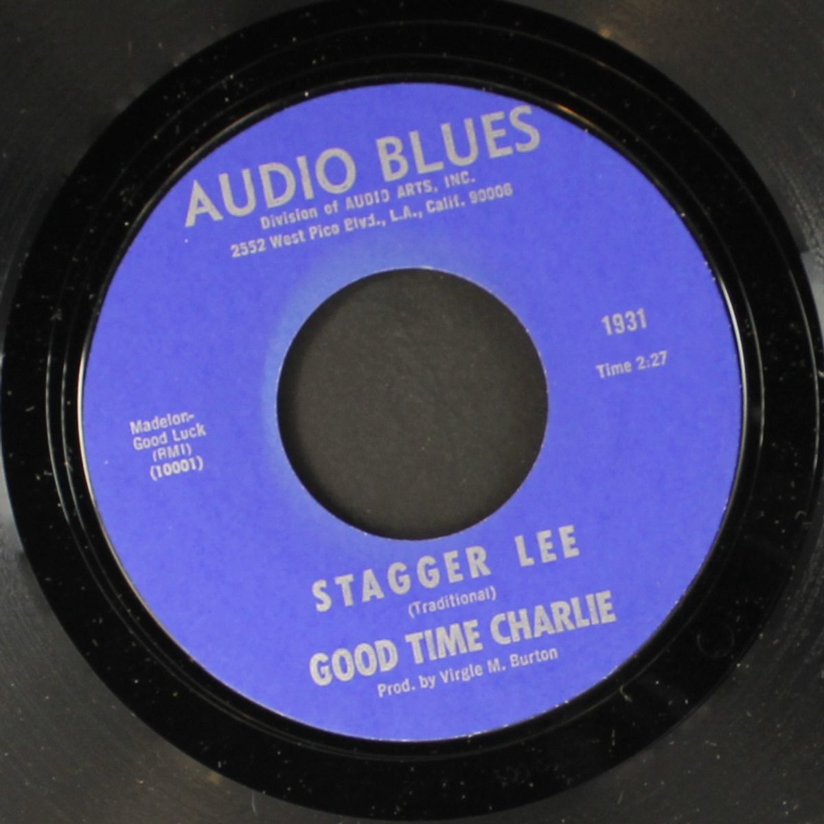 if you can't help me baby / stagger lee by GOOD TIME CHARLIE