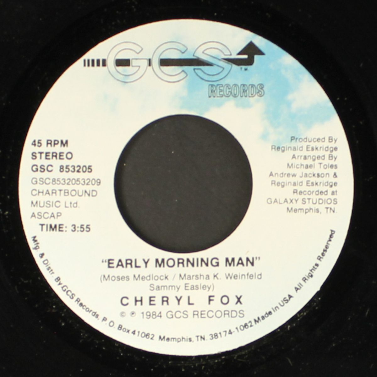 early morning man / spending my time by CHERYL FOX