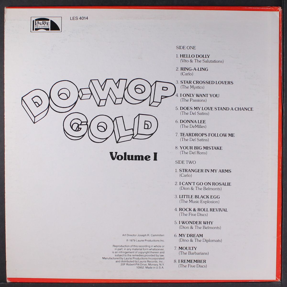 do wop gold, vol. 1 by VARIOUS