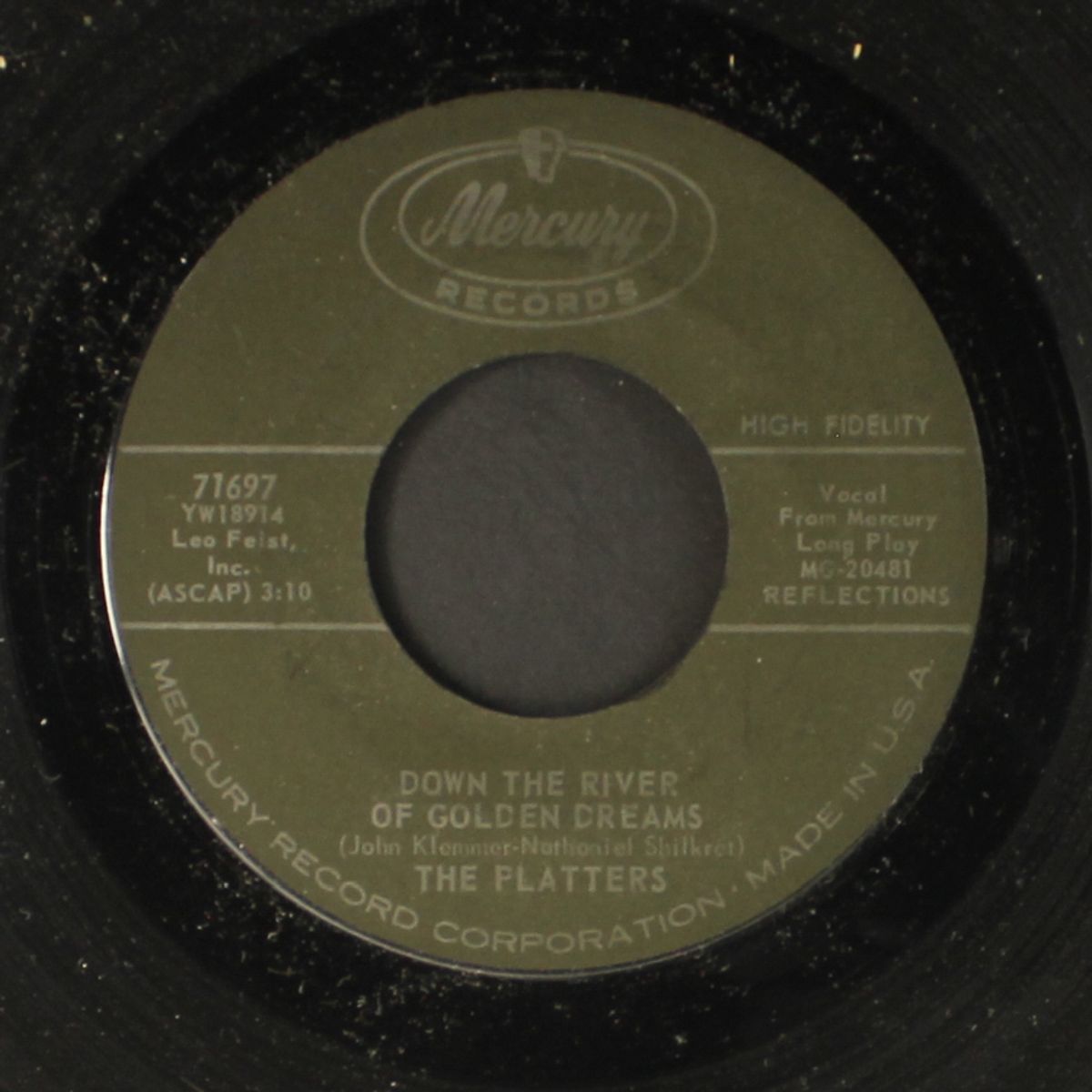 to each his own / down the river of golden dreams by PLATTERS