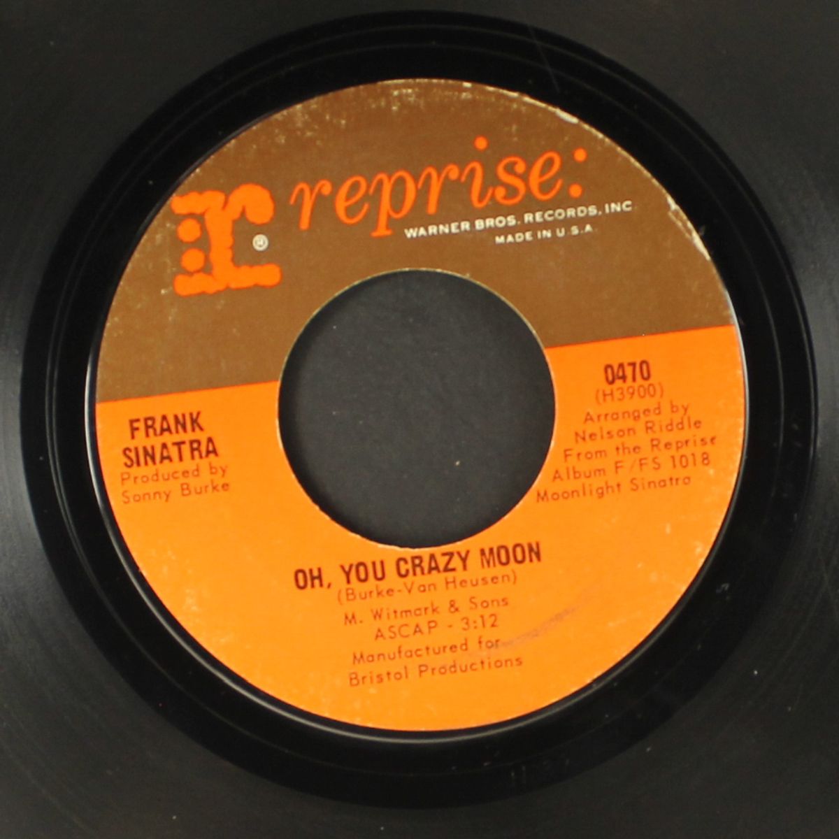 strangers in the night / oh, you crazy moon by FRANK SINATRA