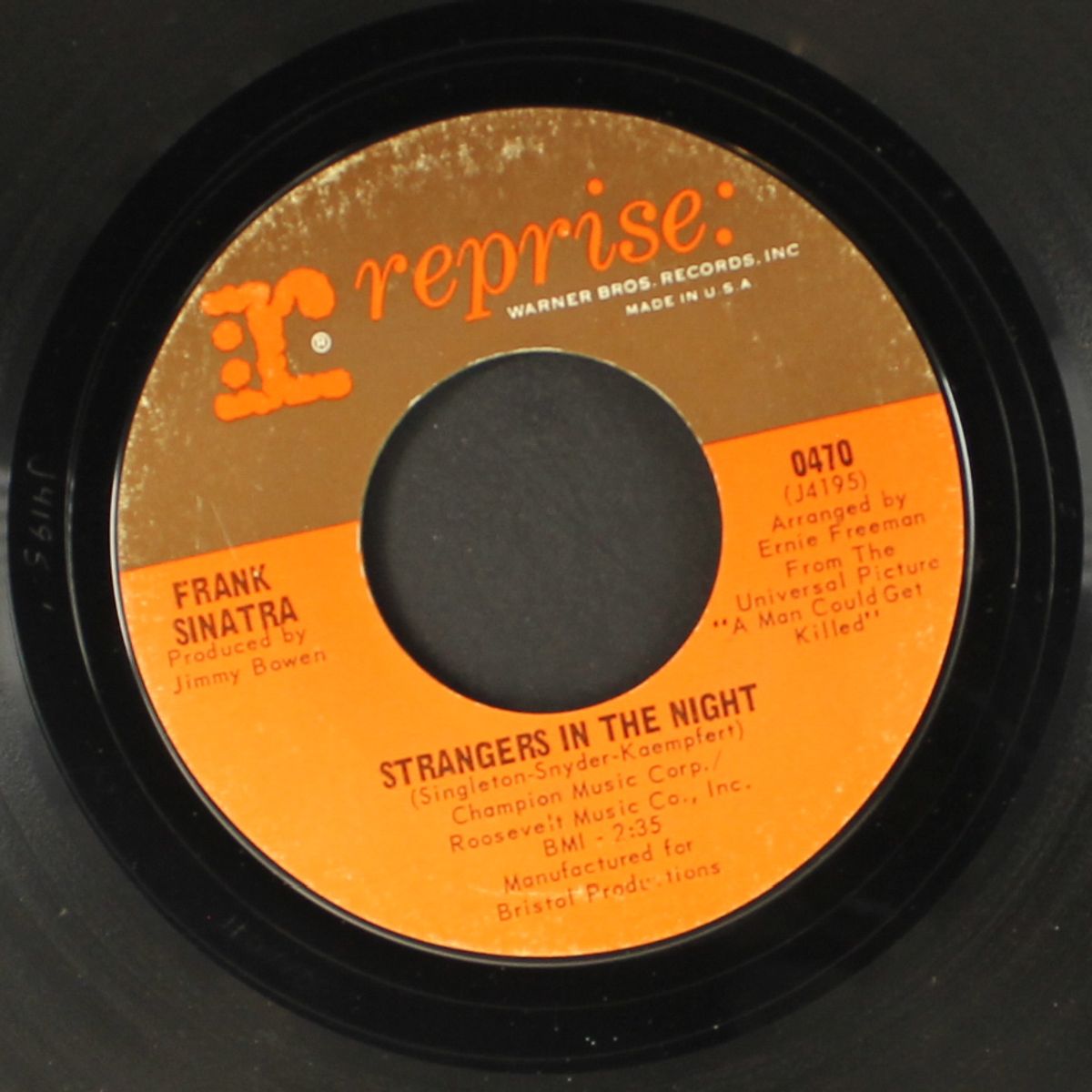 strangers in the night / oh, you crazy moon by FRANK SINATRA