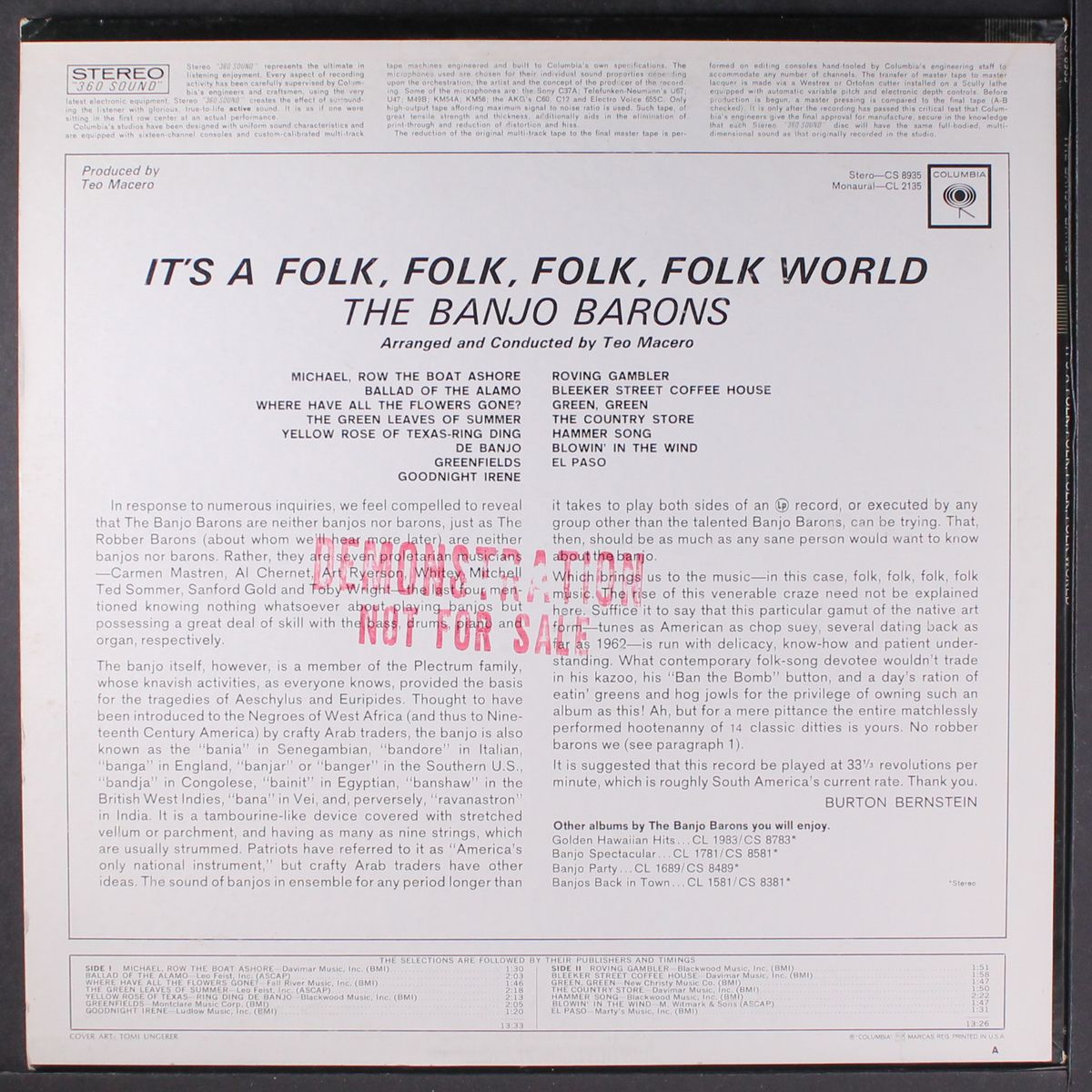 it's a folk, folk, folk, folk world by BANJO BARONS