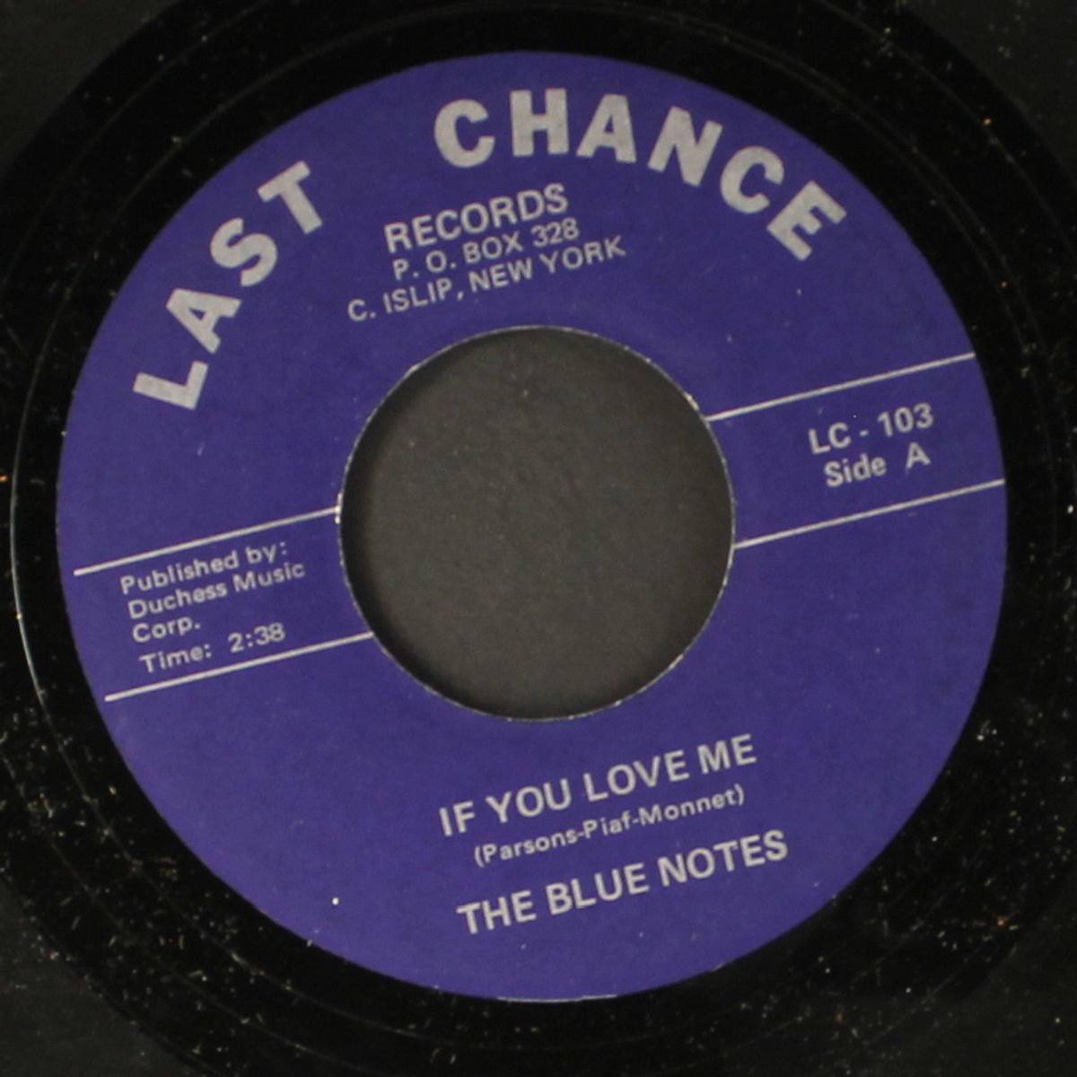 if you love me / there's something in your eyes, eloise by BLUE NOTES