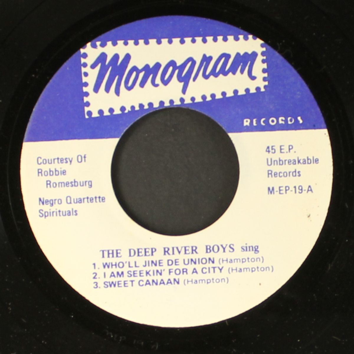 who'll jine de union + 5 by DEEP RIVER BOYS
