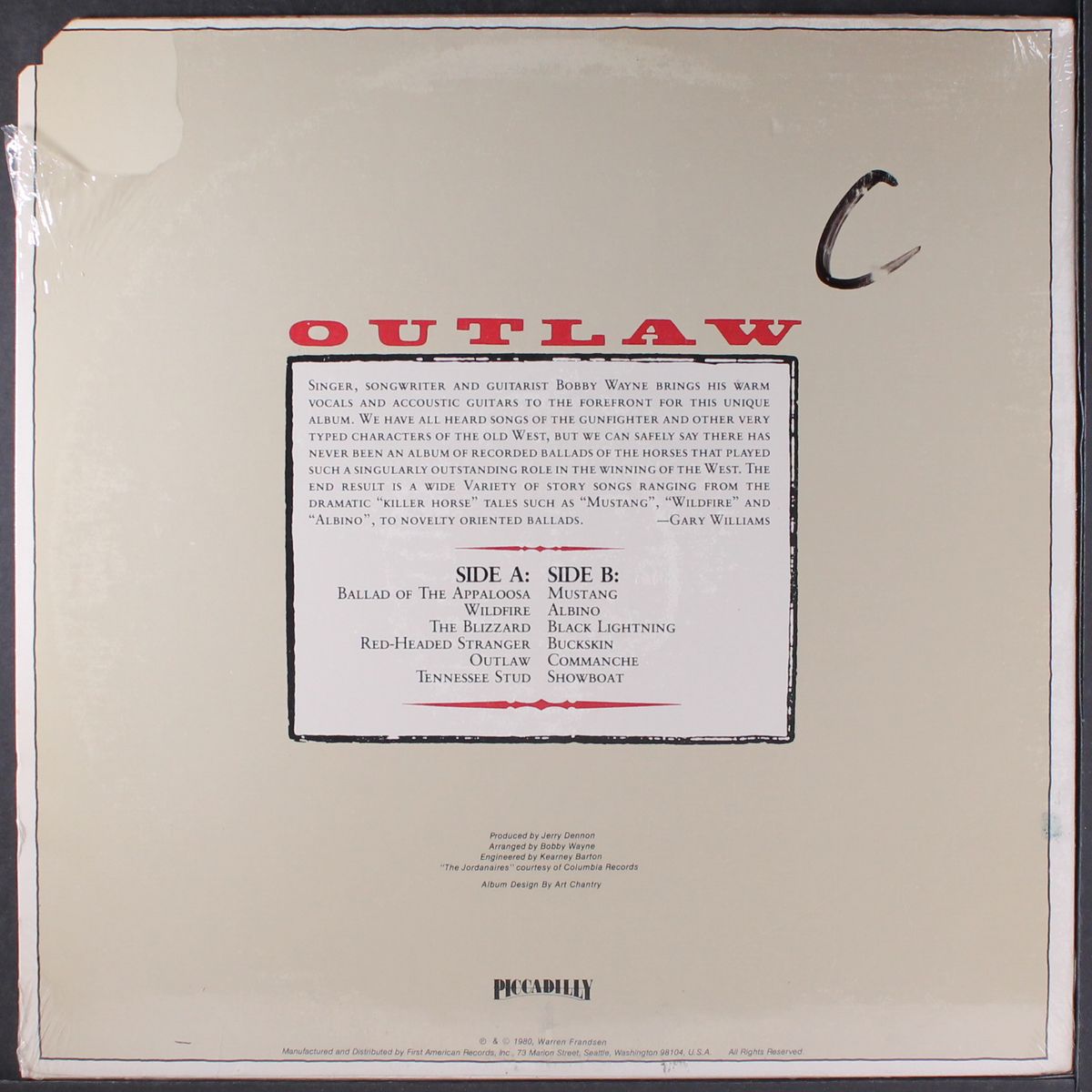 outlaw by BOBBY WAYNE