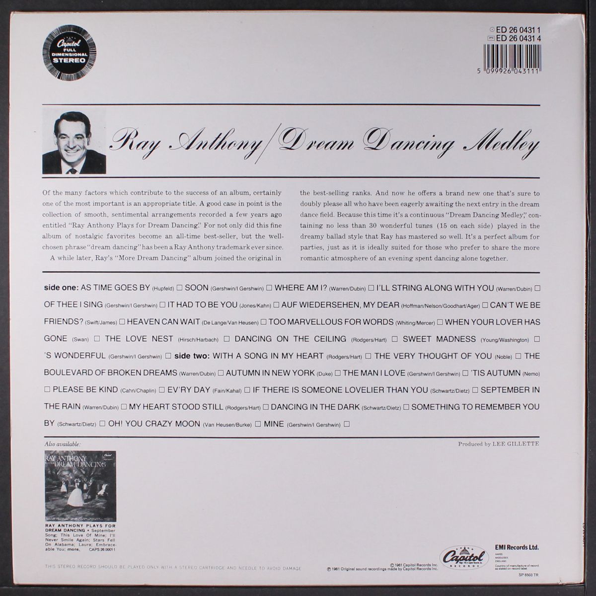 dream dancing medley by RAY ANTHONY