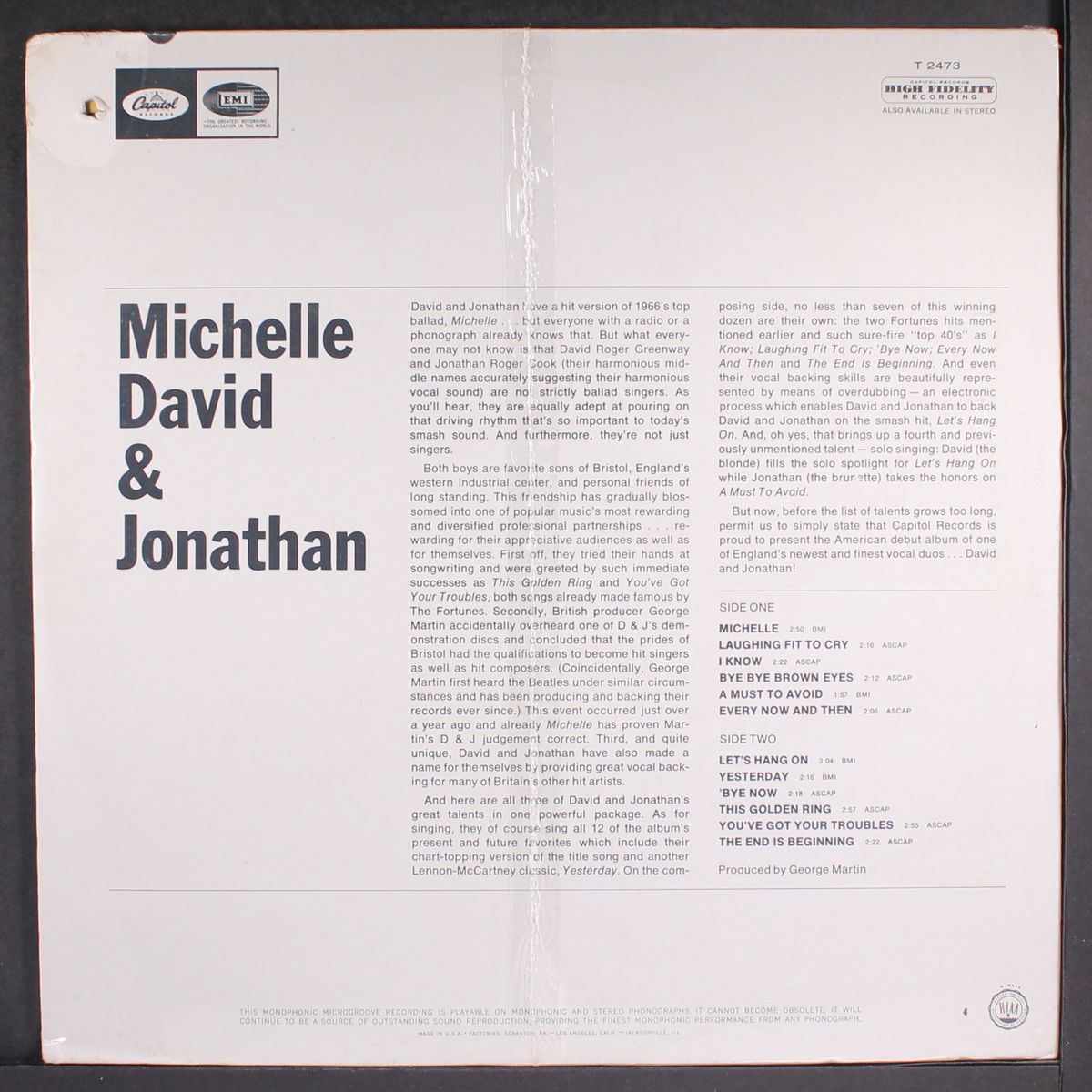 michelle by DAVID & JONATHAN