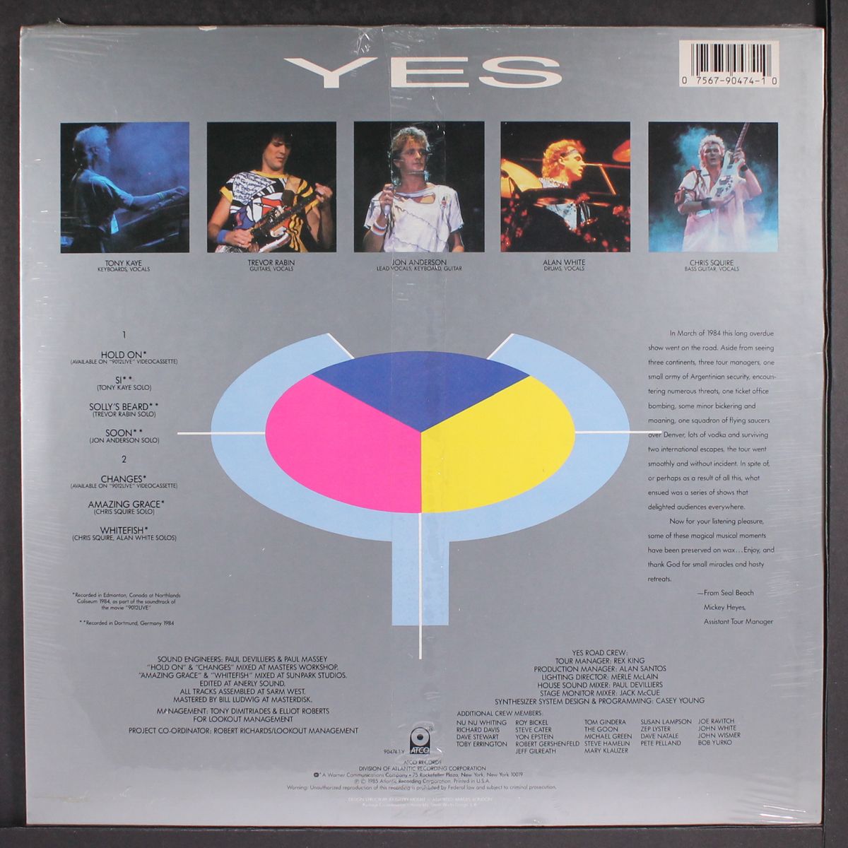 9012live, the solos by YES