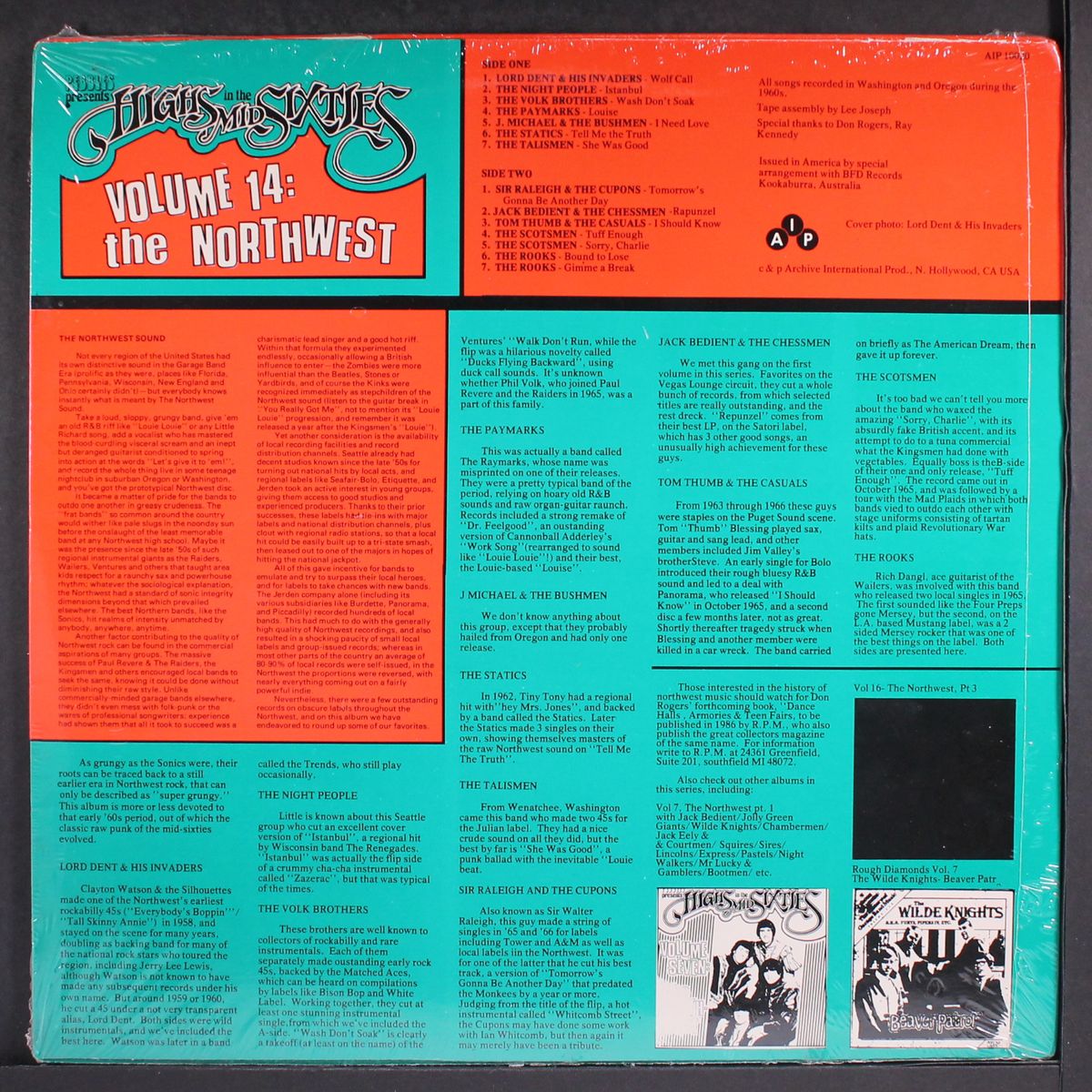 highs in the mid 60s, vol. 14; the northwest by VARIOUS