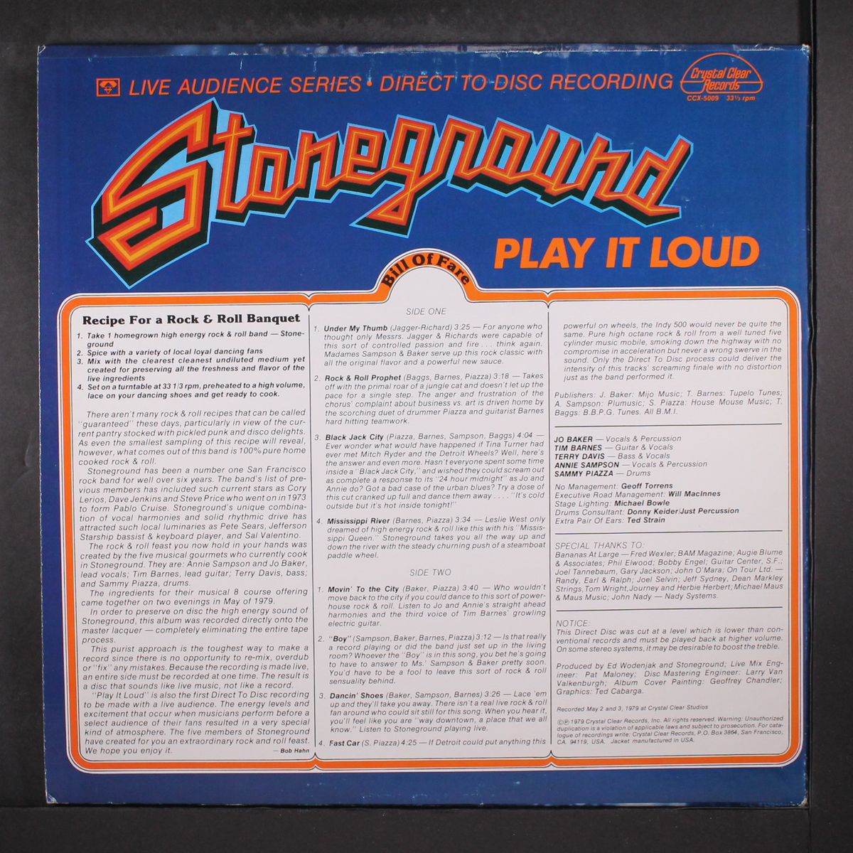 play it loud by STONEGROUND
